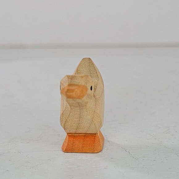 Vintage Ostheimer Goose Duck Standing Bird Wood Carving Germany - Picture 4 of 8